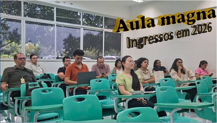 Aula magna e recepção dos mestrandos de 2026