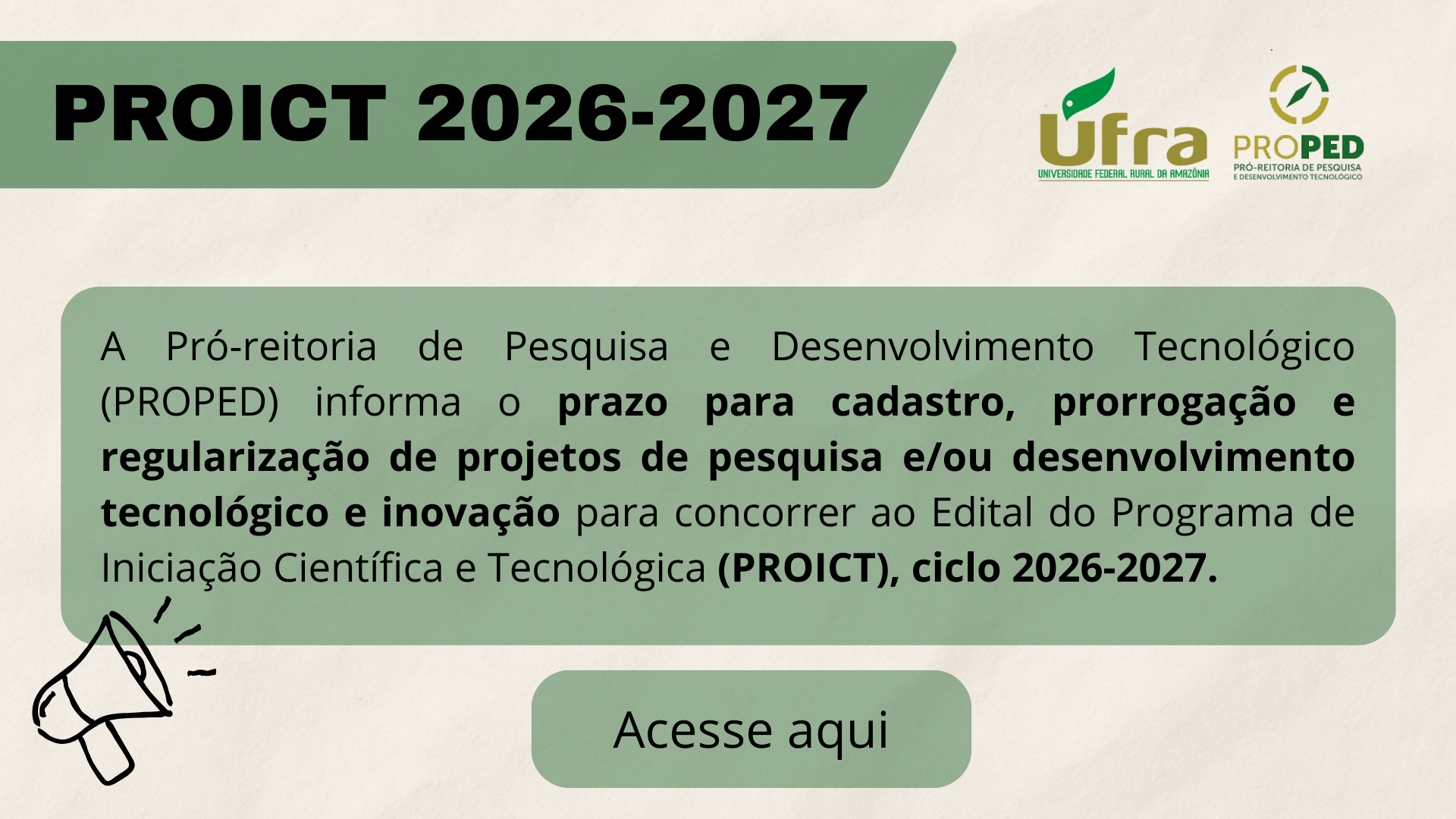 Proict 2026-2027